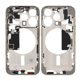 iPhone 15 Pro mellomramme med smådeler OEM – Naturlig titan