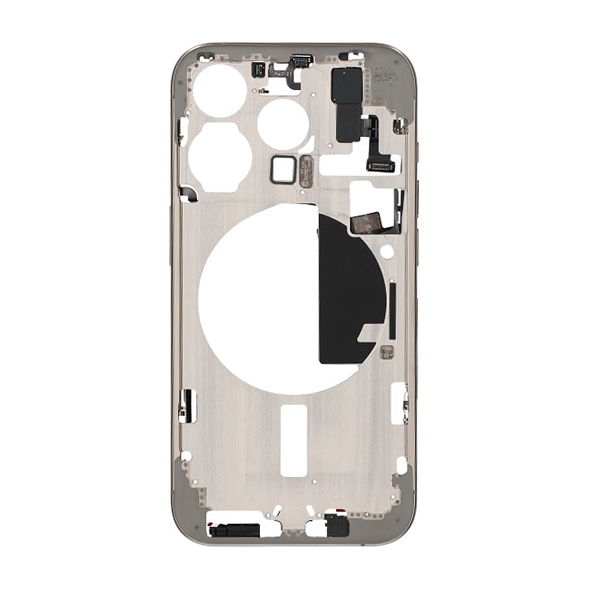 iPhone 15 Pro mellomramme med smådeler OEM – Naturlig titan