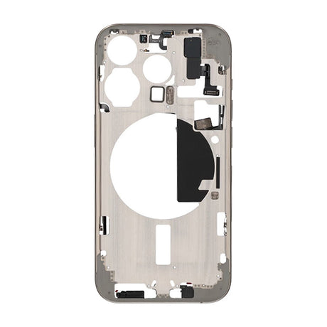 iPhone 15 Pro mellomramme med smådeler OEM – Naturlig titan