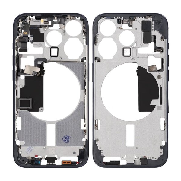 iPhone 15 Pro Midtramme med smådeler OEM - Titanblå