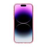 iPhone 15 Pro Deksel Glitter MagSafe Rosa