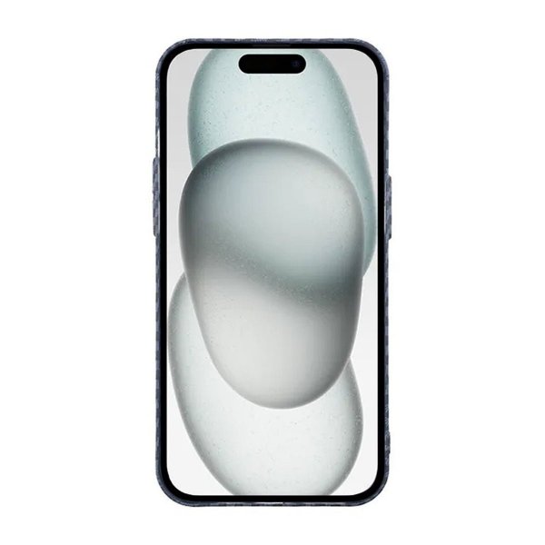 iPhone 15 Pro Deksel Karbonfibermønster Blå