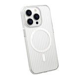 iPhone 15 Pro Deksel Korrugerte MagSafe Transparent