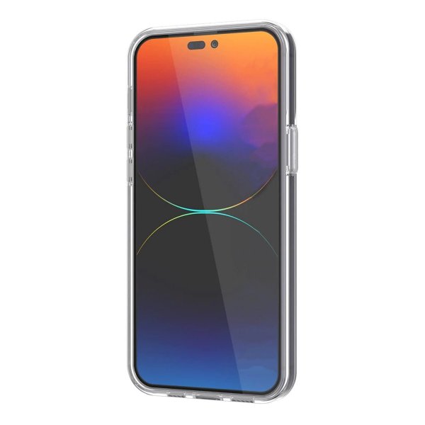 Rvelon iPhone 15 Pro Deksel Kortholder Transparent