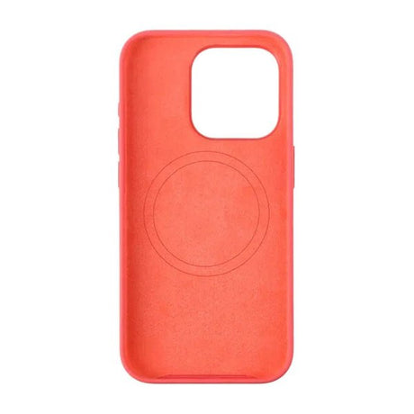 Rvelon iPhone 15 Pro Deksel Silikon MagSafe Rød