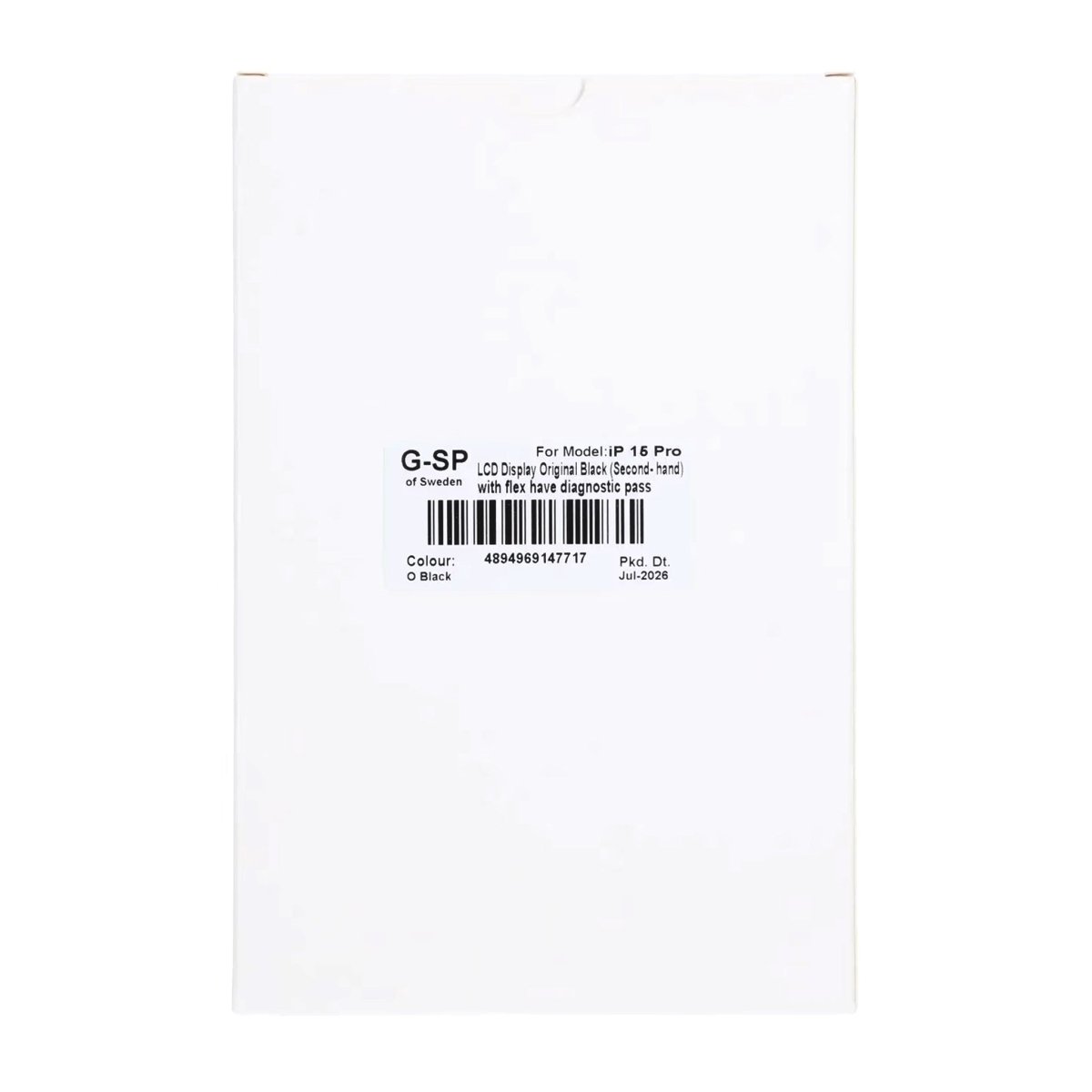 iPhone 15 Pro OLED-skjerm original brukt – diagnostikk godkjent