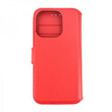 Rvelon iPhone 15 Pro Etui Ekte Skinn Rød