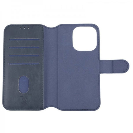 Rvelon iPhone 15 Pro Etui Detachable Wallet Case Blå