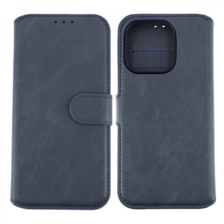 Rvelon iPhone 15 Pro Etui Detachable Wallet Case Blå