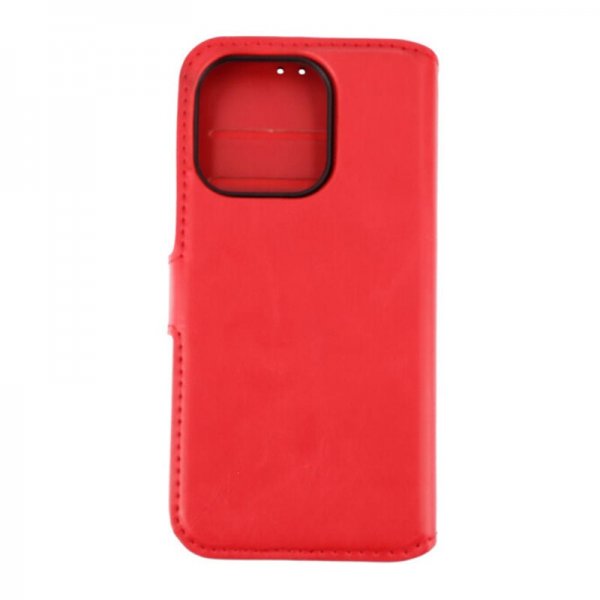 Rvelon iPhone 15 Pro Etui Detachable Wallet Case Rød