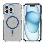 Rvelon iPhone 15 Pro Deksel Forsterkede hjørner Blå