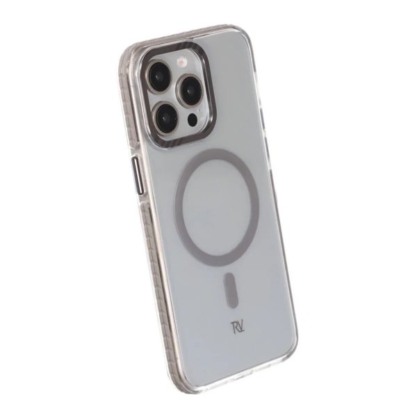 Rvelon iPhone 15 Pro Deksel Forsterkede hjørner Grå