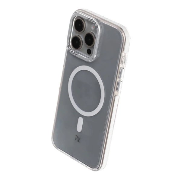 Rvelon iPhone 15 Pro Deksel Forsterkede hjørner Hvit