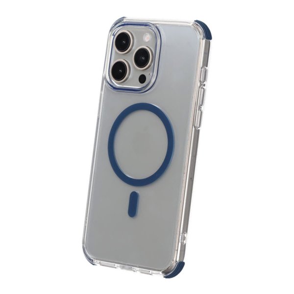 Rvelon iPhone 15 Pro Deksel Forsterkede hjørner Blå