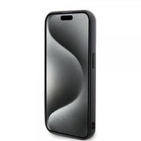 Karl Lagerfeld iPhone 15 Pro Deksel 3D Rubber Karl & Choupette Svart
