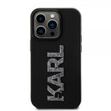 Karl Lagerfeld iPhone 15 Pro Deksel 3D Rubber Karl Svart