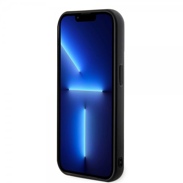 Karl Lagerfeld iPhone 15 Pro Deksel 3D Rubber Karl Svart