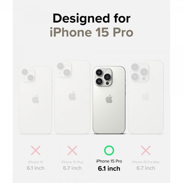 Ringke iPhone 15 Pro Deksel Air Clear