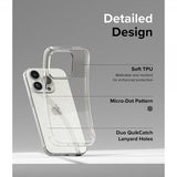 Ringke iPhone 15 Pro Deksel Air Glitter Clear