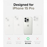 Ringke iPhone 15 Pro Deksel Air Glitter Clear