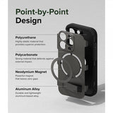Ringke iPhone 15 Pro Deksel Alles MagSafe Gun Metal