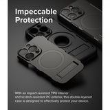 Ringke iPhone 15 Pro Deksel Alles MagSafe Gun Metal