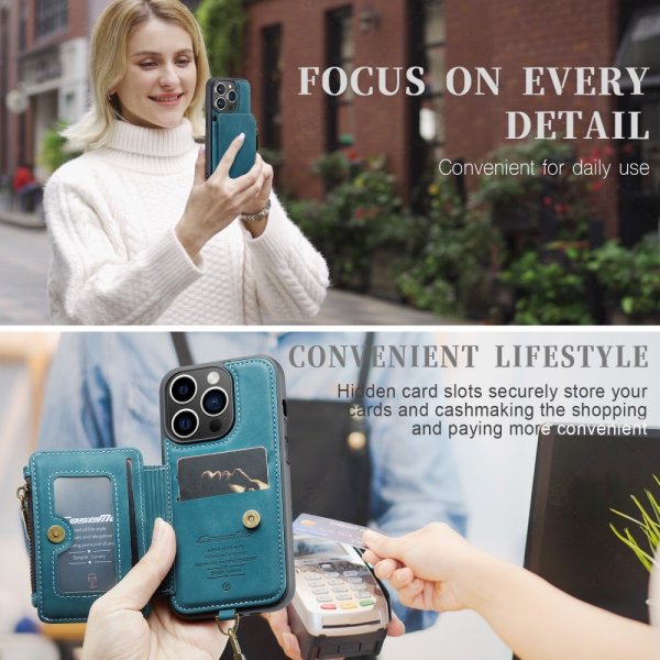 CaseMe iPhone 15 Pro Deksel C20 Series Petrol