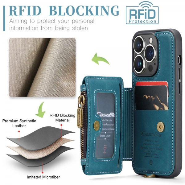 CaseMe iPhone 15 Pro Deksel C20 Series Petrol