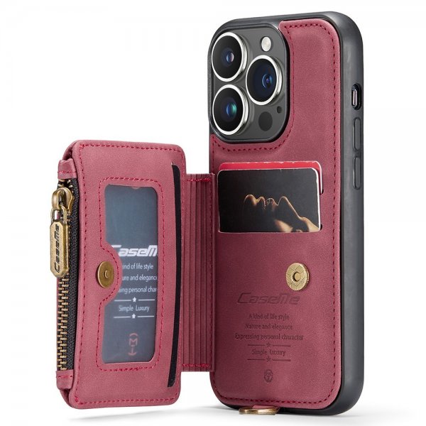 CaseMe iPhone 15 Pro Deksel C20 Series Rød