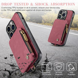 CaseMe iPhone 15 Pro Deksel C20 Series Rød