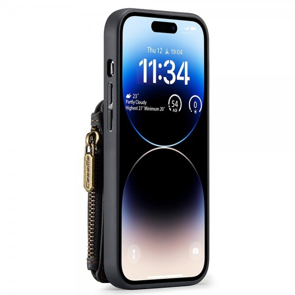 CaseMe iPhone 15 Pro Deksel C20 Series Svart