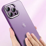 X-Level iPhone 15 Pro Deksel Camera Frame Kickstand Transparent
