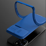 Nillkin iPhone 15 Pro Deksel CamShield MagSafe Blå