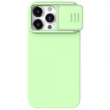 Nillkin iPhone 15 Pro Deksel CamShield Silky MagSafe Lysegrønn