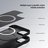 Nillkin iPhone 15 Pro Deksel CamShield Silky MagSafe Lysegrønn