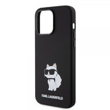 Karl Lagerfeld iPhone 15 Pro Deksel Choupette NFT Svart