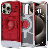 Spigen iPhone 15 Pro Deksel Classic C1 MagFit Ruby