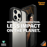 PanzerGlass iPhone 15 Pro Deksel ClearCase D3O Svart