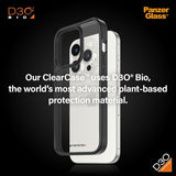 PanzerGlass iPhone 15 Pro Deksel ClearCase D3O Svart