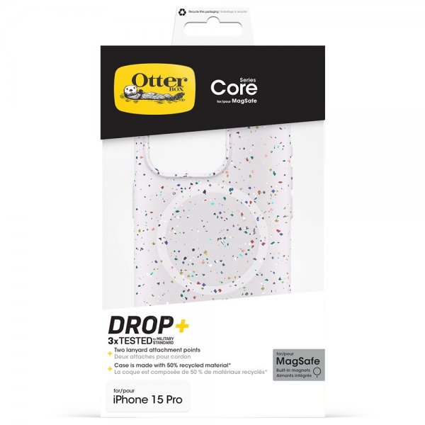 Otterbox iPhone 15 Pro Deksel Core MagSafe Sprinkles