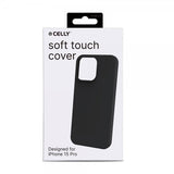 Celly iPhone 15 Pro Deksel CROMO Svart