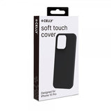 Celly iPhone 15 Pro Deksel CROMO Svart