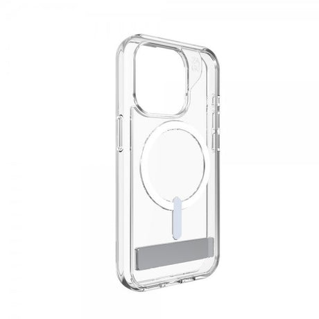 Zagg iPhone 15 Pro Deksel Crystal Palace Snap Kickstand Transparent