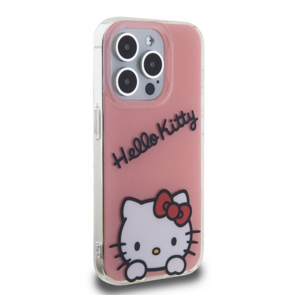 Hello Kitty iPhone 15 Pro Deksel Daydreaming Crossbody Rosa