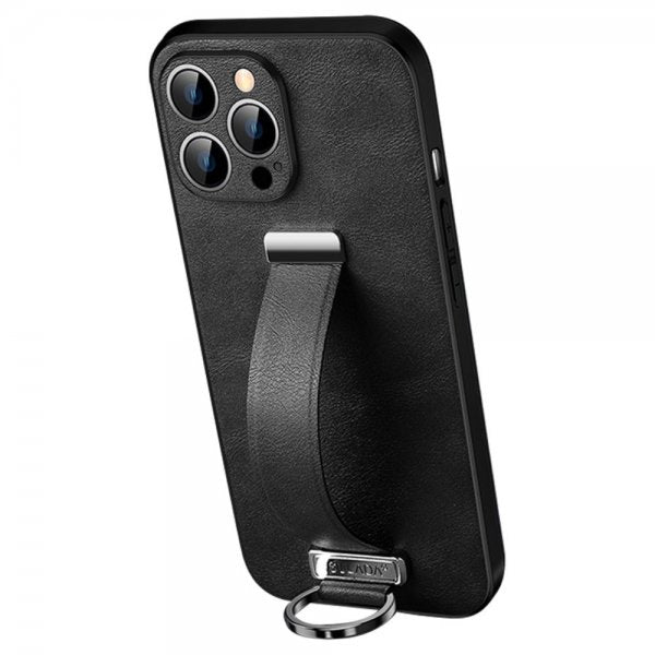 Sulada iPhone 15 Pro Deksel Fashion Series Svart