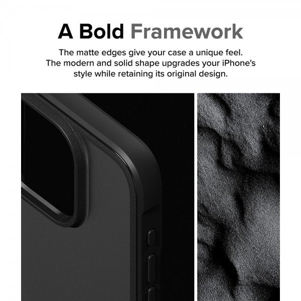 Ringke iPhone 15 Pro Deksel Fusion Bold Matte Black