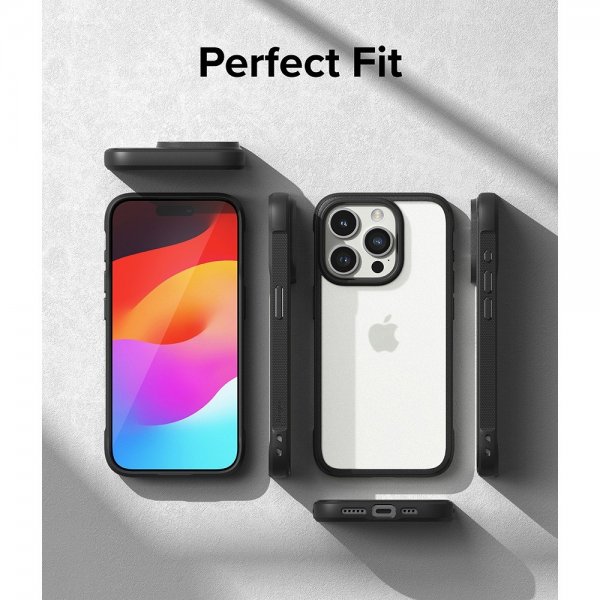 Ringke iPhone 15 Pro Deksel Fusion Bold Matte Black