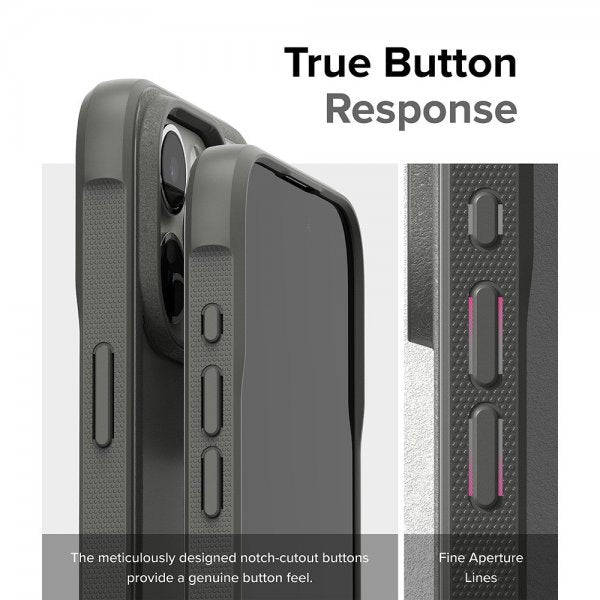 Ringke iPhone 15 Pro Deksel Fusion Bold Matte Gray