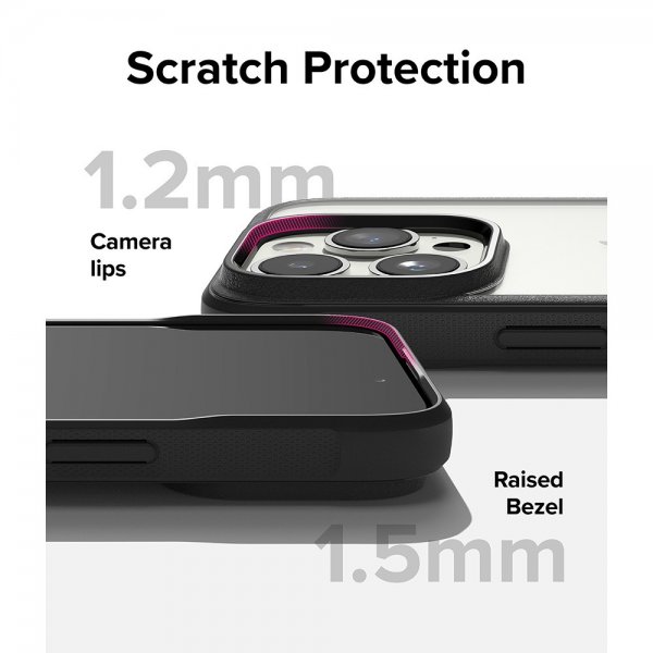 Ringke iPhone 15 Pro Deksel Fusion Bold Svart