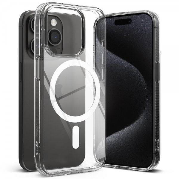 Ringke iPhone 15 Pro Deksel Fusion Magnetic Clear